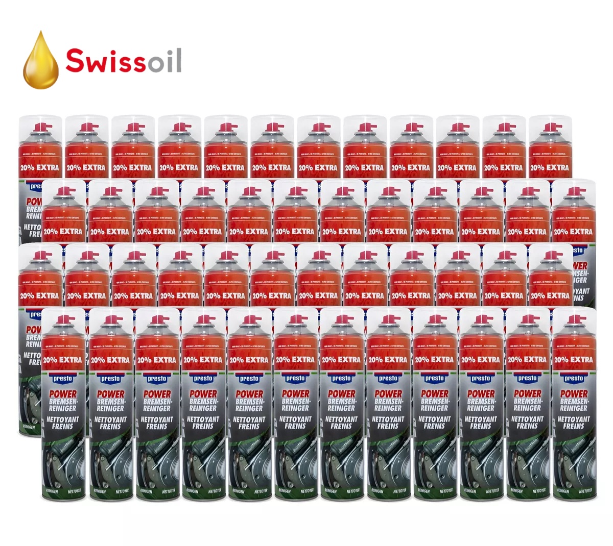 Presto 48x Bremsenreiniger 600ml Spraydose 307287