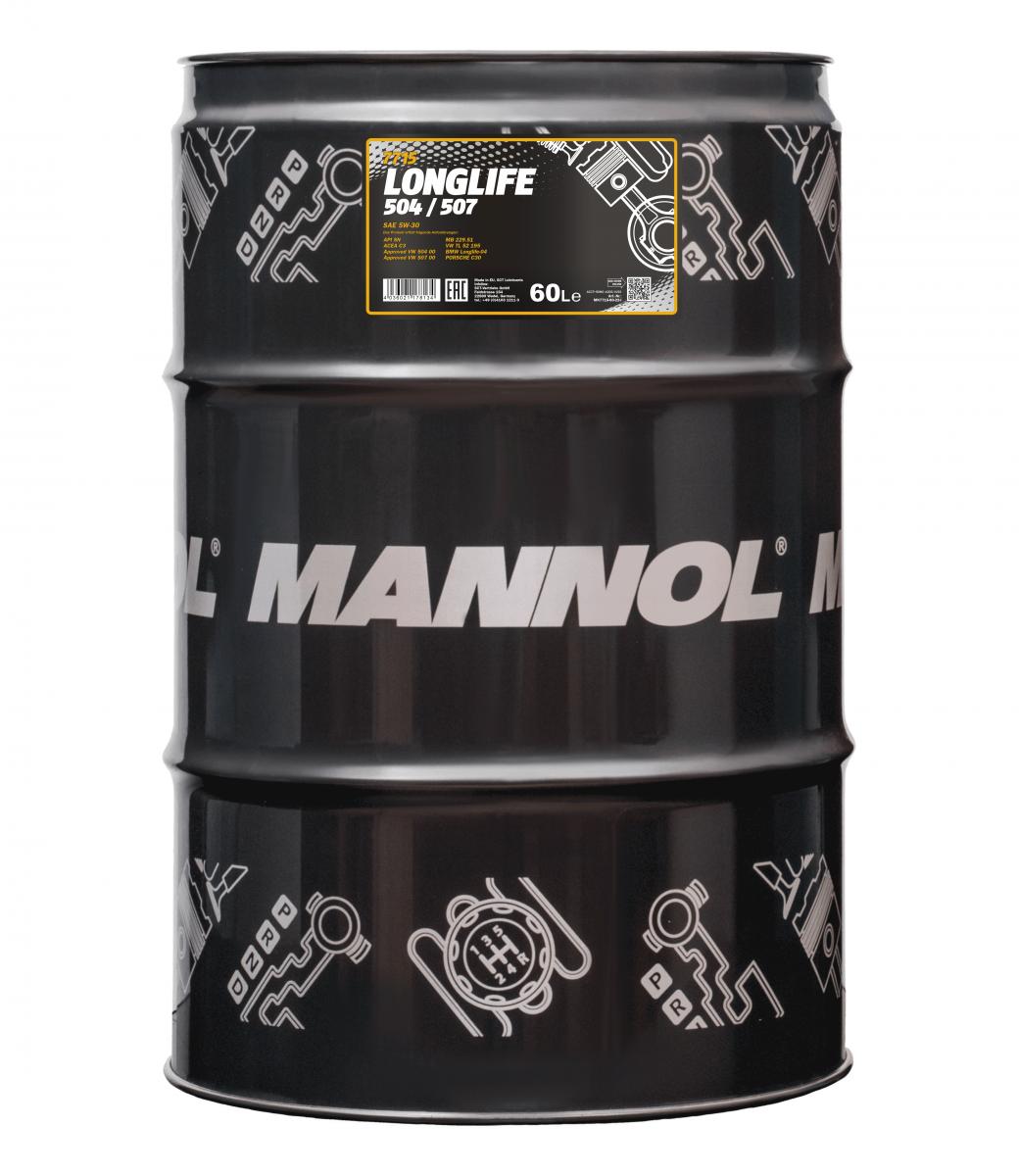 Mannol MN7715-1 Longlife 504/507 5W30 engine oil 60L