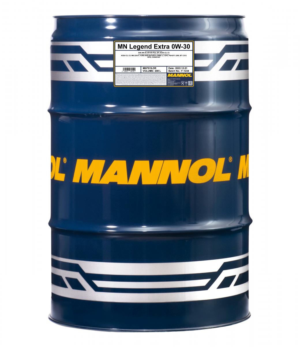 MANNOL 0W-30 LEGEND EXTRA MN7919-1 60L